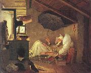 Carl Spitzweg The Poor Poet, oil on canvas